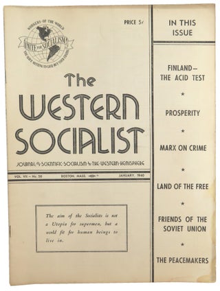 Item #56451 The Western Socialist: Journal of Scientific Socialism in the Western Hemisphere,...