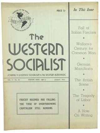 Item #56455 The Western Socialist: Journal of Scientific Socialism in the Western Hemisphere,...