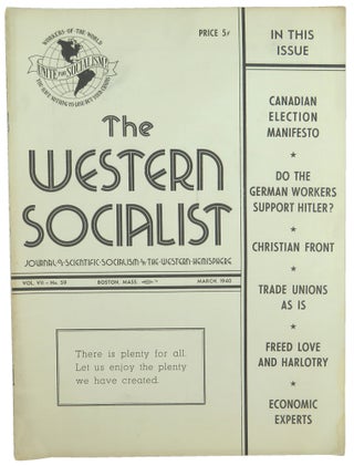 Item #56456 The Western Socialist: Journal of Scientific Socialism in the Western Hemisphere,...
