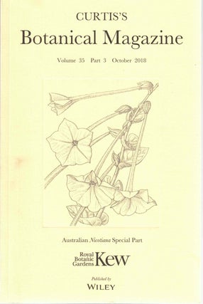 Item #56602 Curtis's Botanical Magazine Volume 35 Part 3 October 2018. Martyn Rix