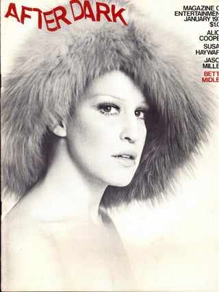 Item #56780 After Dark Magazine of Entertainment January, 1973 Bettte Midler Cover. Jean Gordon