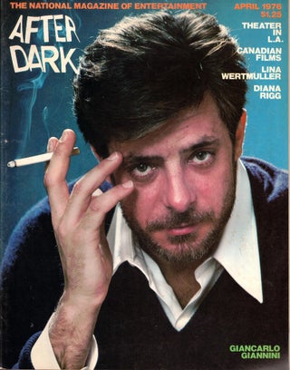 Item #56793 After Dark Magazine of Entertainment April, 1976 Giancarlo Giannini Cover. Jean Gordon