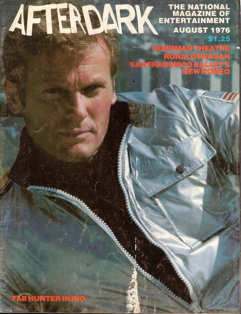 Item #56799 After Dark Magazine of Entertainment August, 1976 Tab Hunter Cover. Jean Gordon.
