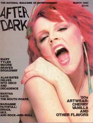 Item #56825 After Dark Magazine of Entertainment March, 1980 Cherrry Vanilla Cover. Jean Gordon