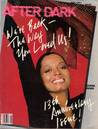 Item #56832 After Dark Magazine of Entertainment May, 1981 Diana Ross Cover. Jean Gordon