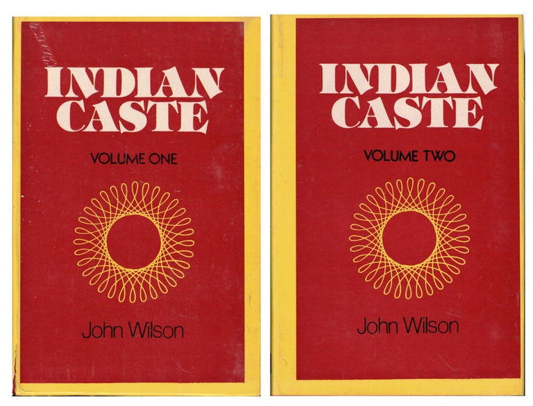 Item #57142 Indian Caste [Two Volume Set]. John Wilson.