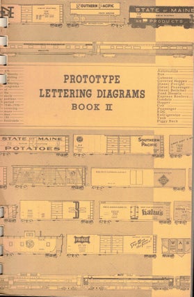 Item #57278 Prototype Lettering Diagrams Book II. W. K. Walthers
