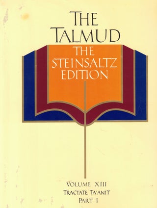 Item #58319 The Talmud Volume XIV: Tractate Ta'anit Part I. Rabbu Adin Steinsaltz