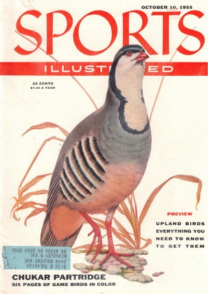 Item #59384 Sports Illustrated Volume Three, Number 15 October 10, 1955 [Athos Menaboni Cover]....