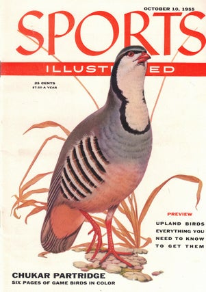 Item #59385 Sports Illustrated Volume Three, Number 15 October 10, 1955 [Athos Menaboni Cover]....