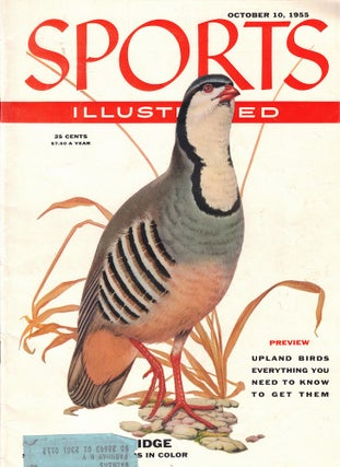 Item #59386 Sports Illustrated Volume Three, Number 15 October 10, 1955 [Athos Menaboni Cover]....
