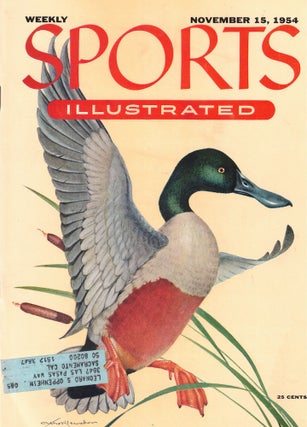 Item #59388 Sports Illustrated Volume One, Number 14 October 10, 1954 [Athos Menaboni Cover]....