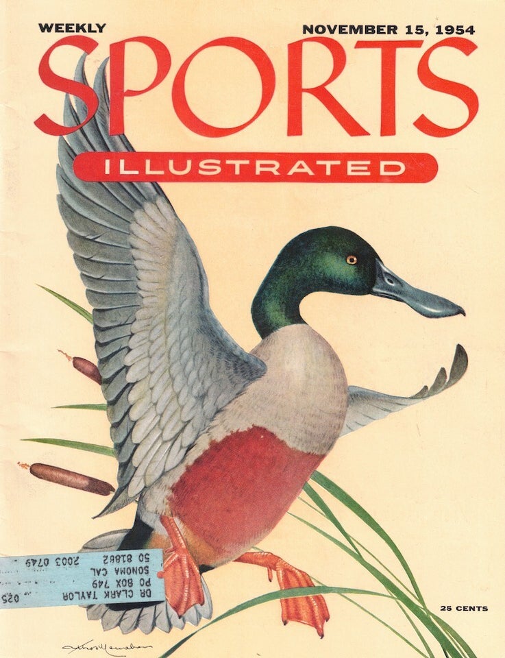 Item #59389 Sports Illustrated Volume One, Number 14 October 10, 1954 [Athos Menaboni Cover]. Harry Phillips.