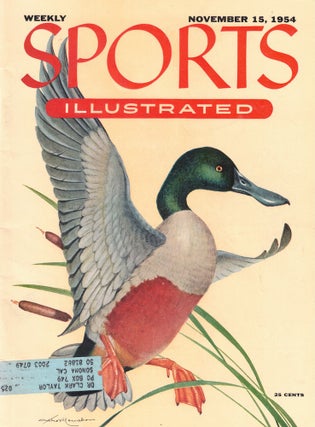 Item #59389 Sports Illustrated Volume One, Number 14 October 10, 1954 [Athos Menaboni Cover]....