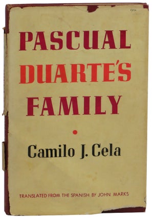 Item #59582 Pascual Duarte's Family. Camilo J. Cela