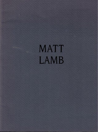 Item #59973 Madness and Matt Lamb. Donald Kuspit