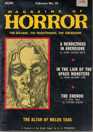 Item #60014 Magazine of Horror #35; A Rendezvous in Averoigne; In the Lair of the Space Monsters;...
