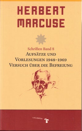 Item #60771 Aufsatze und Vorlesungen 1948-1969 Versuch Uber Die Befreiung. Herbert Marcuse