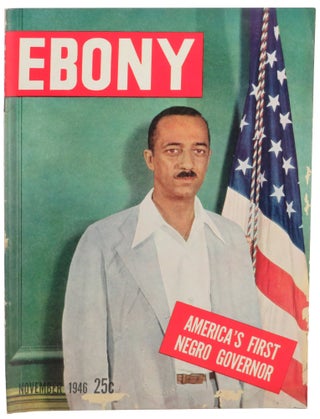 Item #61468 Ebony Magazine November, 1946 Governor William H. Hastie Cover. John H. Johnson