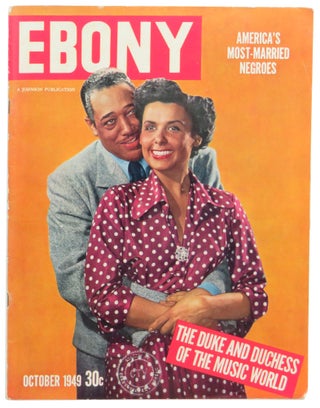 Item #61495 Ebony Magazine October, 1949 Duke Ellington Cover. John H. Johnson