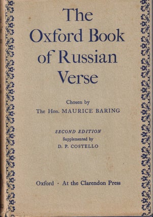Item #61848 The Oxford Book of Russian Verse. Maurice Baring