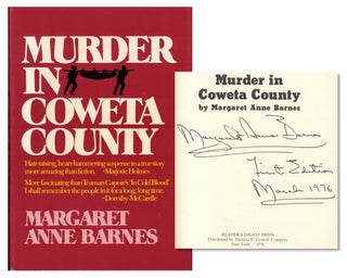 Item #62480 Murder in Coweta County. Margaret Anne Barnes