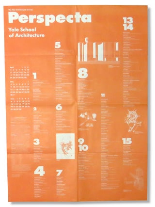 Item #63330 Perspecta: Yale School of Architecture Poster. Jane Marie Cullen Derry Noyes Craig,...