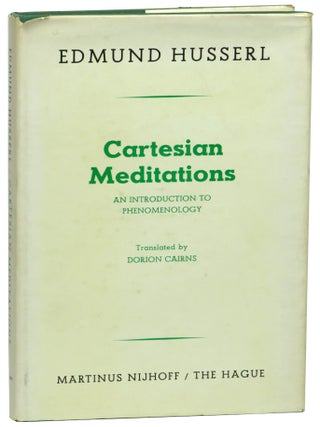 Cartesian Meditations: An Introduction to Phenomenology. Edmund Husserl.
