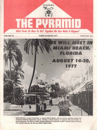 Item #65135 The Pyramid: The Official Organ of the Imperial Council Ancient Egyptian Arabic Order...