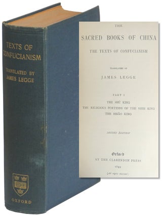 Item #65656 The Sacred Books of China: The Texts of Confucianism Part I: The Shu King, The...