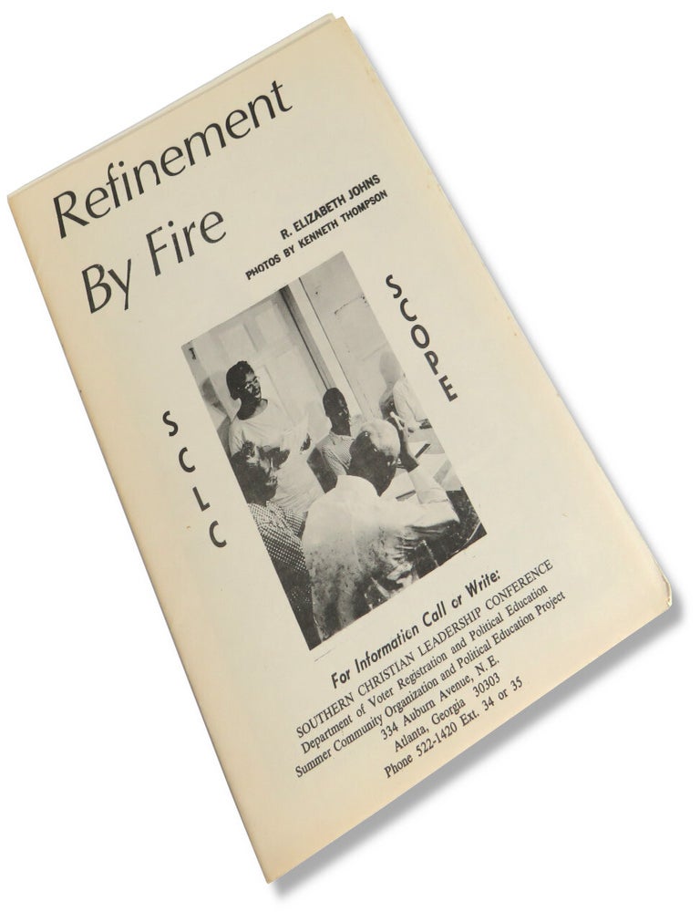 Item #65888 Refinement by Fire: the Story of a Project That May Change the Face of the Nation. R. Elizabeth Johns.
