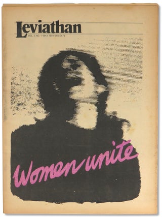 Item #65970 Leviathan Volume Two, Number One May, 1970. Sara Eisenstein