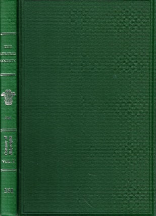 Item #69783 The Records of the Company of Shipwrights of Newcastle Upon Tyne 1622-1967 Volume...