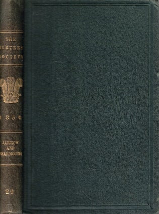 Item #69796 The Inventories and Account Rolls of the Benedictine Houses or Cells of Jarrow and...