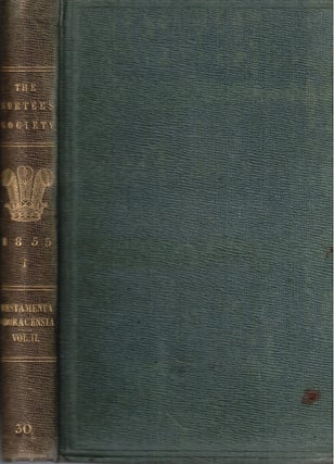 Item #69798 Testamenta Eboracensia: A Selection of Wills From the Registry at York Part II
