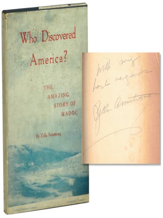 Item #71208 Who Discovered America?: The Amazing Story of Madoc. Zella Armstrong