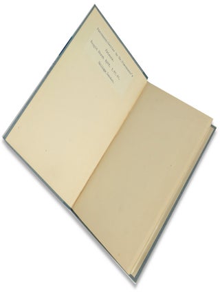 A Letter to Mr. Stevenson's Friends. "I have been waiting for you these many years. Give me your hand, and welcome"