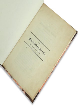 Item #72049 The Fornicators Court. Robert Burns