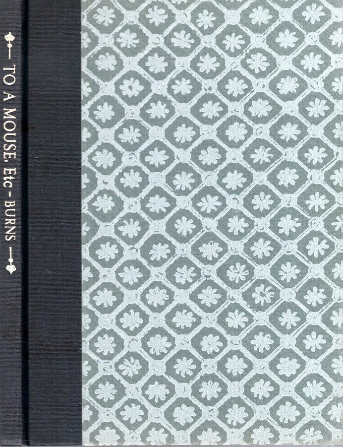Item #72250 To a Mouse, a Louse and a Mountain Daisy. Robert Burns.