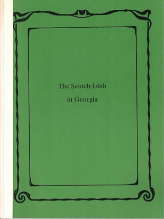 Item #72281 The Scotch-Irish in Georgia