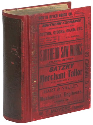 Item #72628 Atlanta City Directory Volume XXV 1901, Containing and Alphabetically Arranged List...